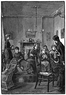 Prints of House of Rest holiday home for working women at Babbacombe, Devon Date: 1882 Babbacombe Prints: Working Girls Hostel House of Rest Print, Babbacombe, 1882