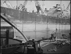 King George V Dock Grain Loading Print