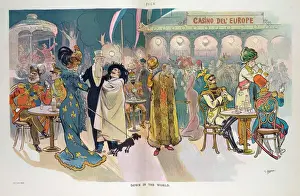 Puck Magazine Cartoons Prints: Down in the world