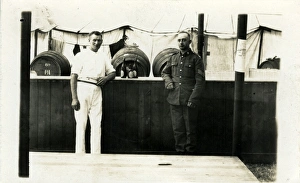 World War One Sergeant in Beer Tent, Trowbridge, Wiltshire World War One Sergeant in Beer Tent, Trowbridge, Wiltshire