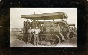 Vintage Traction Engines Prints: World War One Traction Engine