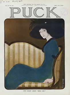 Puck Magazine Art Prints: Why worry about Mona Lisa?