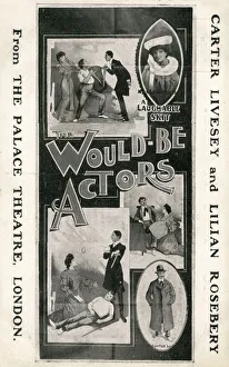 Would-Be Actors, Palace Theatre, London Would-Be Actors, Palace Theatre, London