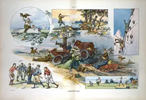 Vintage Cartoon Humor Prints: Wreckreation