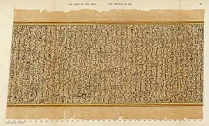 Print of Writing from Bk of Dead Chapter 78