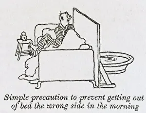W H Robinson Artwork Prints: Out of wrong side of bed / W H Robinson