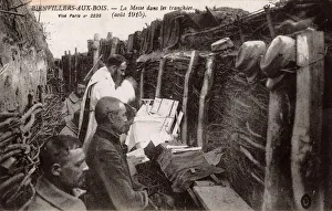 WW1 - Catholic Mass in the Trenches at Bienvillers-aux-Bois WW1 - Catholic Mass in the Trenches at Bienvillers-aux-Bois
