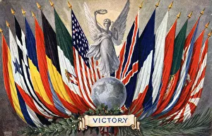 WW1 - Victory - The flags of the victorious nations WW1 - Victory - The flags of the victorious nations