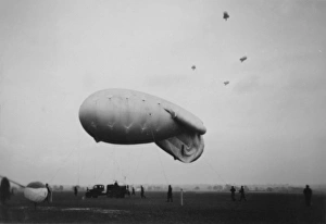 WW2 - Munich crisis - barrage balloons WW2 - Munich crisis - barrage balloons