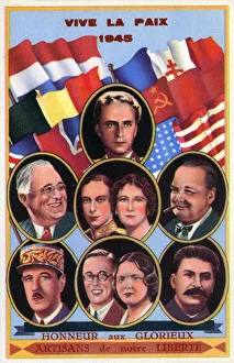 WW2 - Peace in 1945 - Honour the architects of your Liberty WW2 - Peace in 1945 - Honour the architects of your Liberty