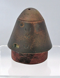 WWI British 18 pounder high explosive fuse WWI British 18 pounder high explosive fuse