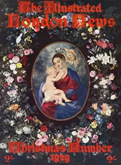 Vintage Christmas Artwork Prints: Xmas No 1929