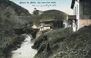 Ataturk Prints: Yalova - Turkey - Hot Water River Print, Marmara Coast