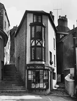 Brixham Prints: Ye Olde Coffin House Print, Brixham, Devon