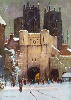 York Minster in winter by Ernest Uden York Minster in winter by Ernest Uden