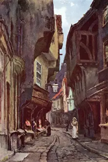 York Shambles circa 1909 Print