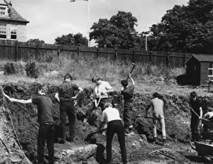 Roman Britain History Prints: Young Archaeologists