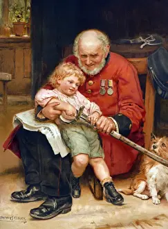 Victorian Era Illustrations Prints: A Young Briton