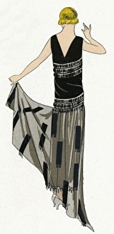 Young lady in evening dress by Jenny Young lady in evening dress by Jenny