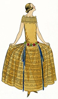 Young lady in evening gown by Philippe and Gaston Young lady in evening gown by Philippe and Gaston
