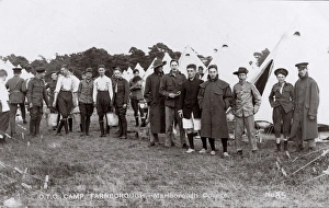 Young men from Marlborough College in OTC camp, Farnborough Young men from Marlborough College in OTC camp, Farnborough