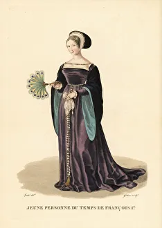 Young woman in the era of King Francis I Young woman in the era of King Francis I