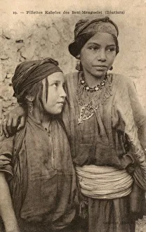 Young women of the Kabyle Tribe, Algeria Young women of the Kabyle Tribe, Algeria