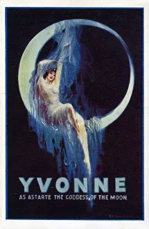 Yvonne as Astarte, the Goddess of the Moon, Dalys Theatre Yvonne as Astarte, the Goddess of the Moon, Dalys Theatre