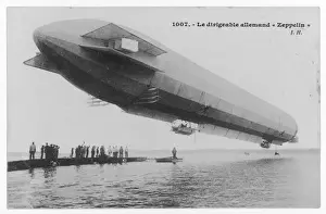Early Aviation History Prints: ZEPPELIN I