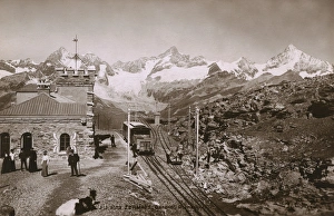Zermatt, Switzerland - Gare du Gornergrat Zermatt, Switzerland - Gare du Gornergrat