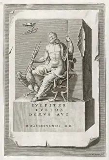 Zeus Mythology Prints: Zeus / Jupiter, Seated