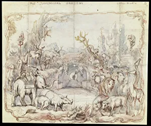 Zoological gardens by B. Waterhouse Hawkins Zoological gardens by B. Waterhouse Hawkins