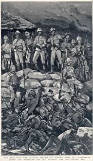 Victorian Era Warfare Prints: Zulu War Rorkes Drift