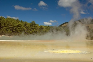 Artists Palette - the wide range of colours of this area stem from overflowing water of Artists Palette - the wide range of colours of this area stem from overflowing water of