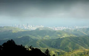 City of San Francisco viewed from Mount Tamalpais, under a blanket of fog City of San Francisco viewed from Mount Tamalpais, under a blanket of fog