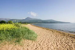 Northern highlands on Arran viewed from beach Northern highlands on Arran viewed from beach