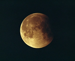Partial lunar eclipse of the moon - 15 June 1992 Partial lunar eclipse of the moon - 15 June 1992
