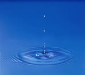 Patterns Prints: Water Droplets Print - Falling into Water