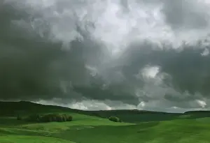 Personal Use Prints Only Prints: Stormy Clouds over hillside