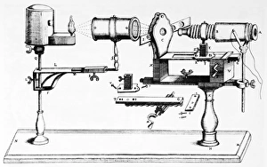 17th Century Microscope Print