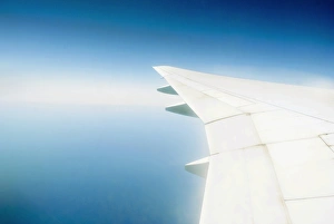Aeroplane In Flight Prints: Aeroplane wing