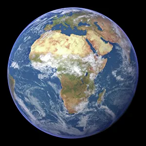 Africa, satellite image Africa, satellite image