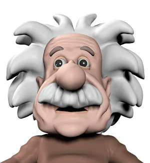Physicist Prints: Albert Einstein Print