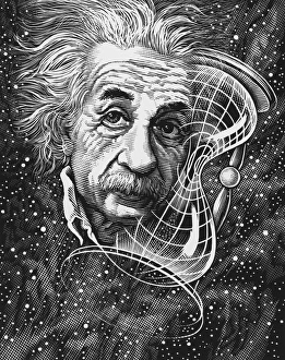 Albert Einstein Prints: Albert Einstein, German physicist