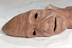Albert Einstein Robot Face Skin Print - Frubber Mask
