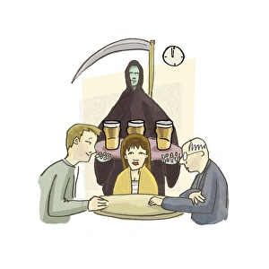 Images Dated 4th March 2013: Alcohol and Death Print