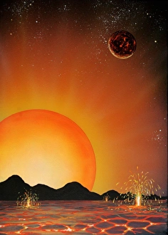 Alien Landscape Print