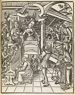 Allegory of music, 16th century C017/6990 Allegory of music, 16th century C017/6990