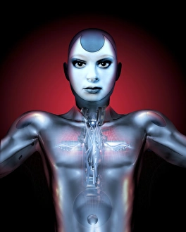 Artificial Intelligence Illustration Prints: Android