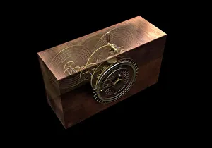 Antikythera mechanism, artwork C017/7190 Antikythera mechanism, artwork C017/7190
